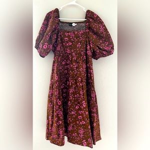 Piper & Scoot Floral Print Dress - Size Large